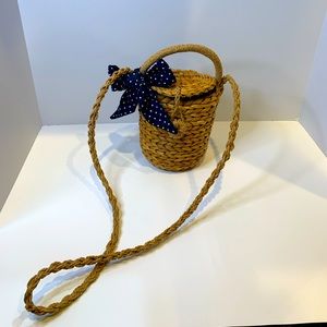 Zara Girls Woven Straw Bag